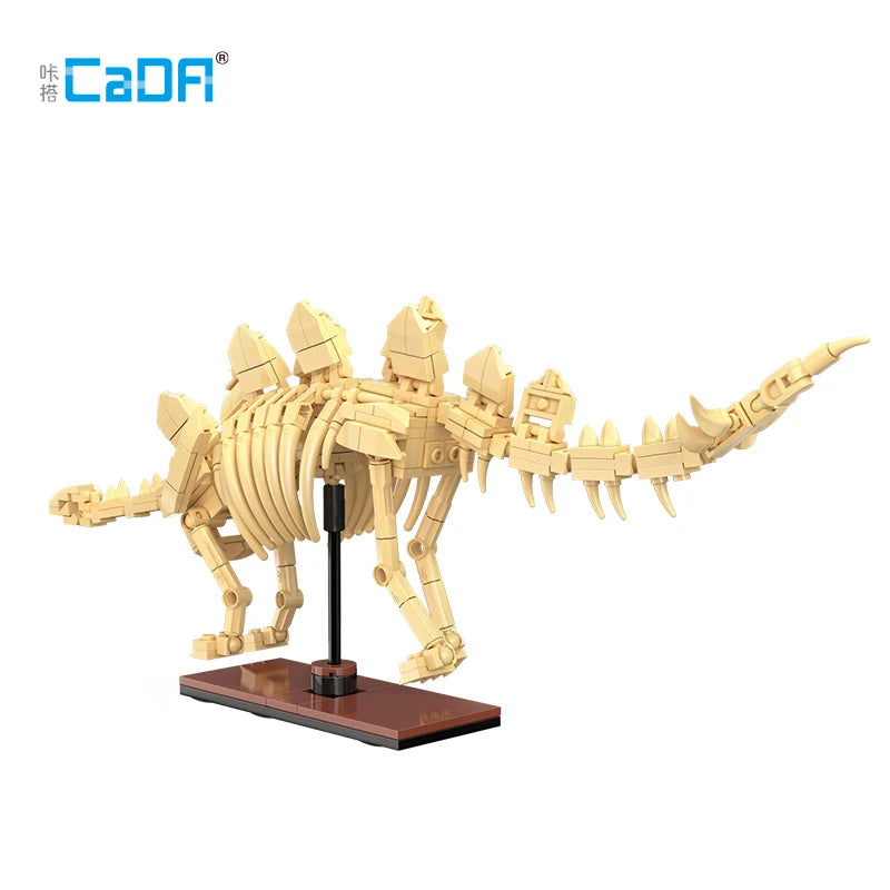 Stegosaurus Skelet Bouwset – Dinosaurus Fossiel Schaalmodel van Bouwblokken
