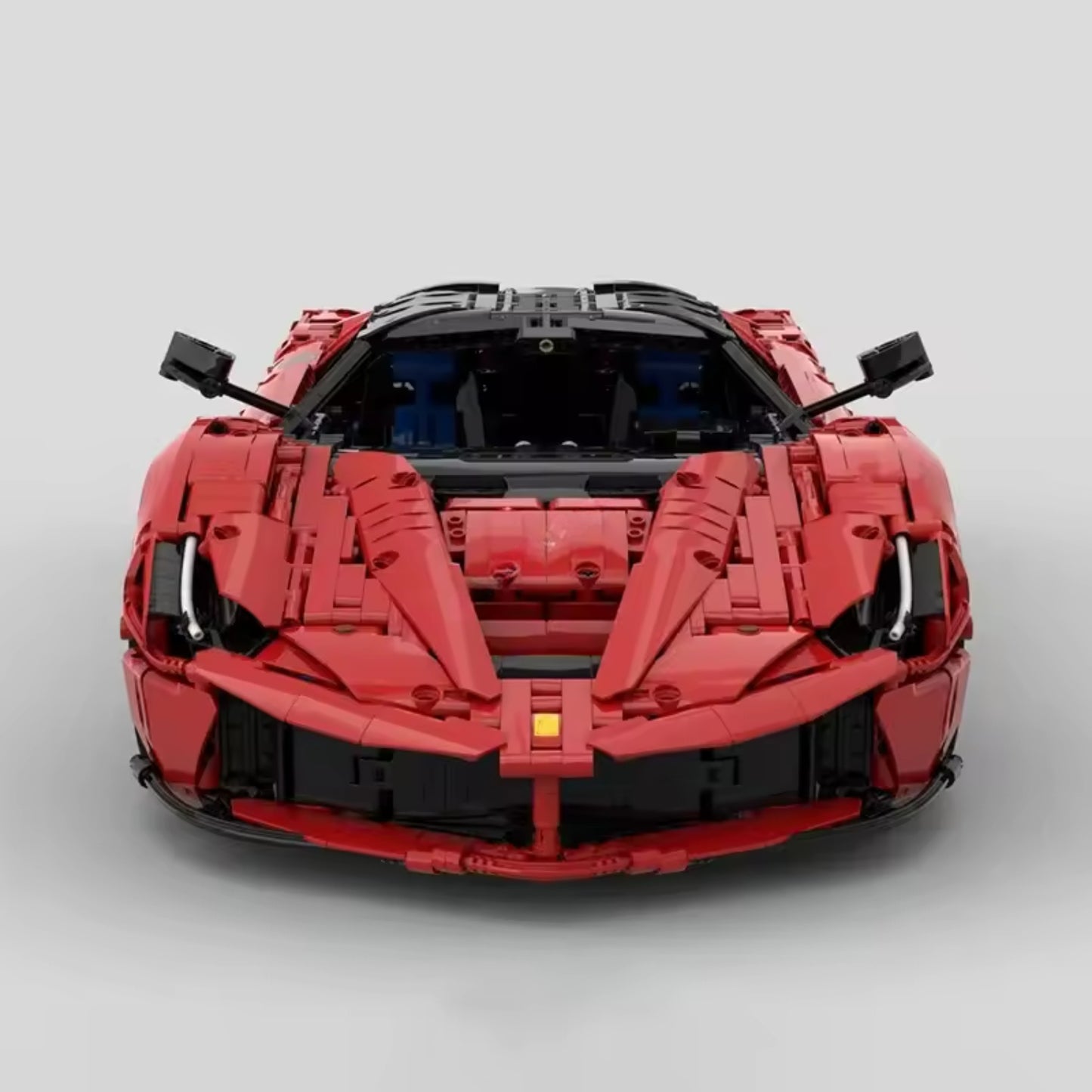 Rode Ferrari Daytona 1:8 Schaal Bouwblokset met Openende Deuren