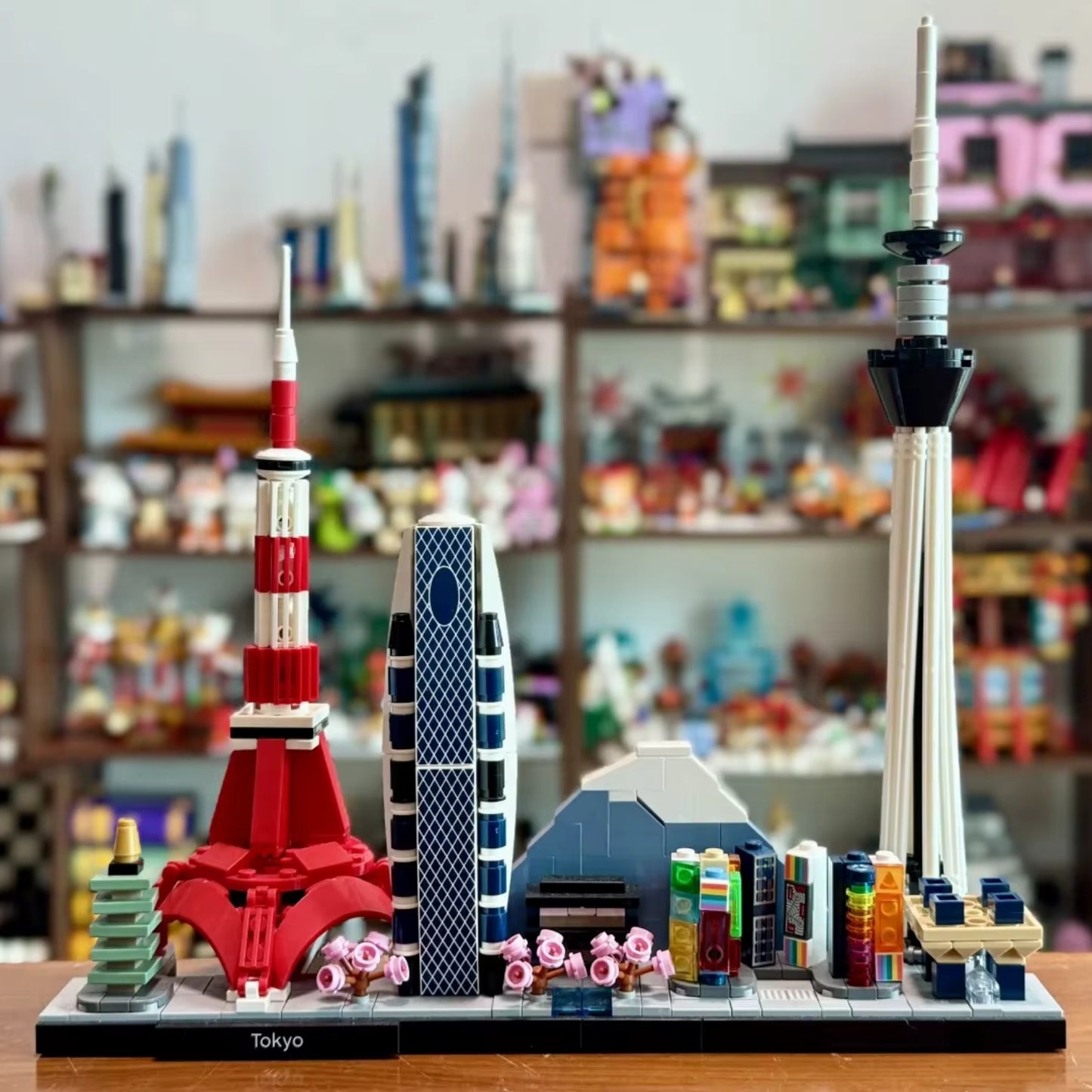 Tokyo Skyline Architectuur Bouwblokset