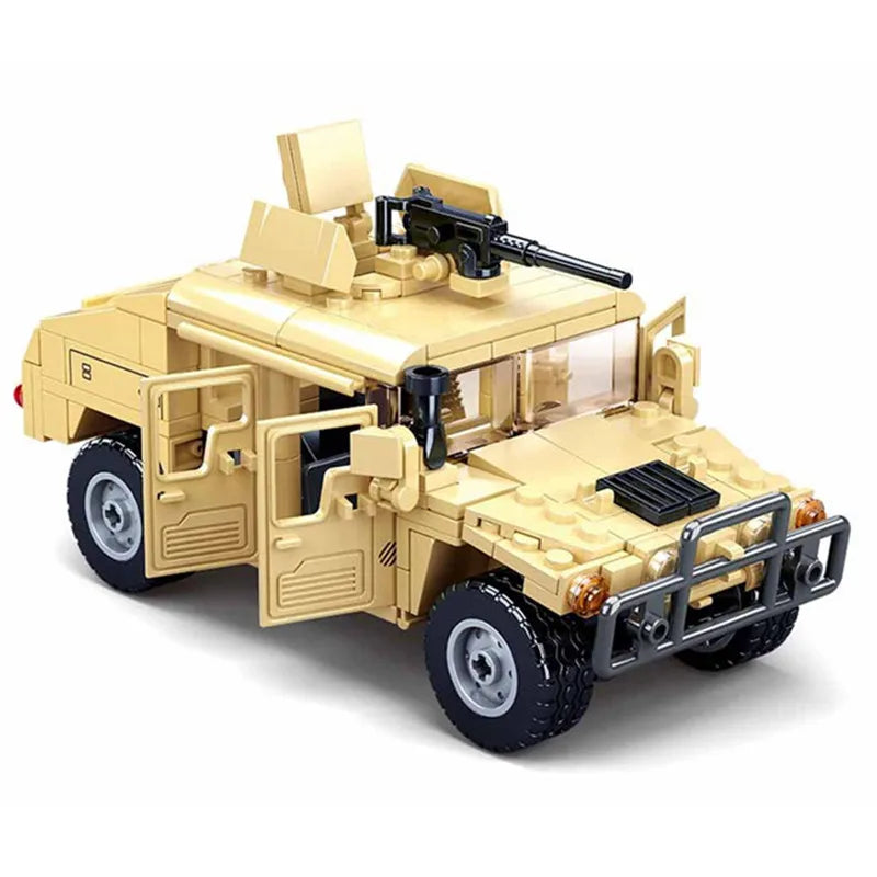 Militaire Humvee Bouwset – Legervoertuig Schaalmodel van Bouwblokken (265 stuks)
