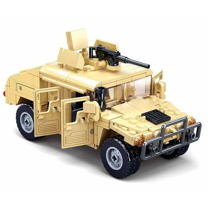 Militaire Humvee Bouwset – Legervoertuig Schaalmodel van Bouwblokken (265 stuks)