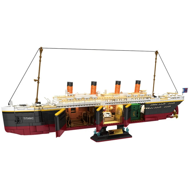 RMS Titanic Bouwset 2-in-1 met LED – Schaalmodel Schip & Wrak (2288 stuks)