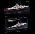WW2 Bismarck Slagschip Bouwblokken