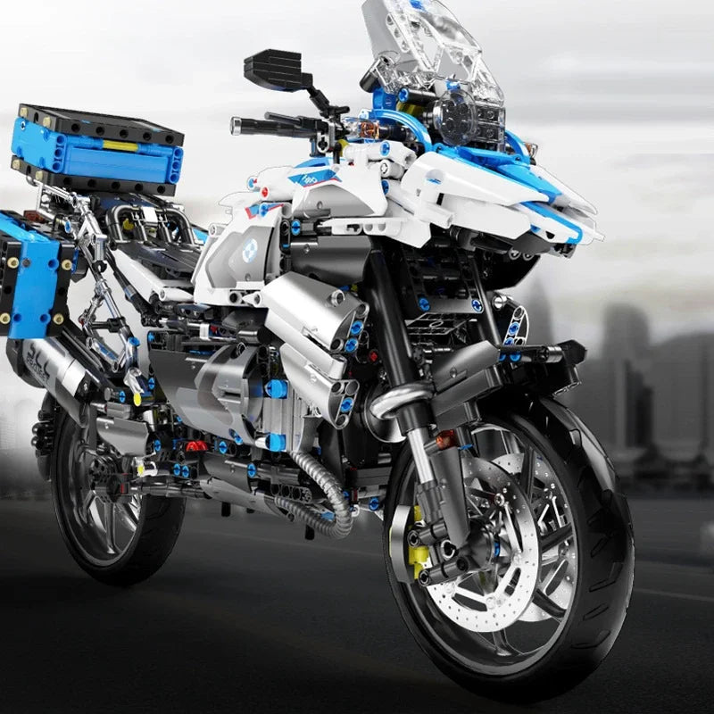 BMW R 1250 GS Motor Bouwset – Schaalmodel 1:5 Motorfiets van Bouwblokken