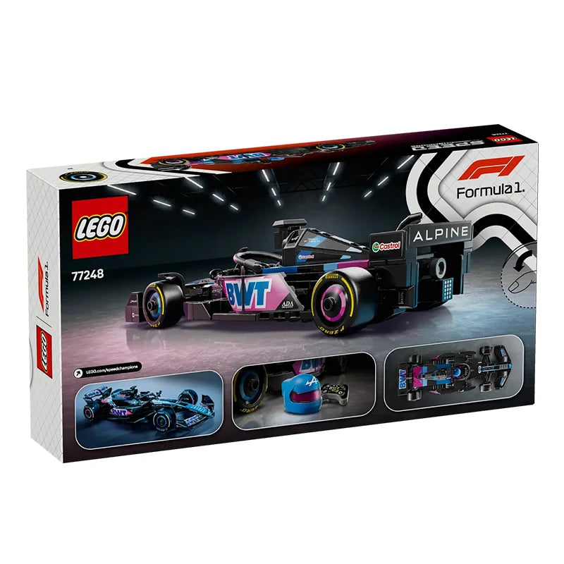 Alpine F1 Racewagen Bouwset – Schaalmodel met Coureur Minifiguur