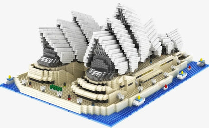 Sydney Opera House Bouwset – Mini Architectuur Schaalmodel van Bouwblokken