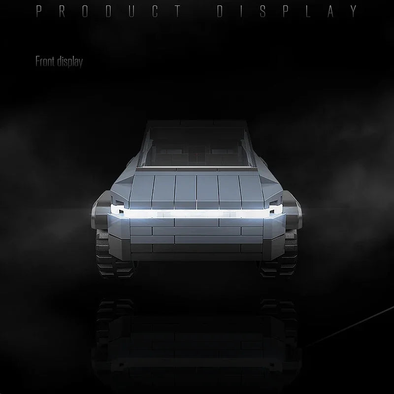 Cybertruck Bouwset – Futuristische Pick-up Schaalmodel van Bouwblokken