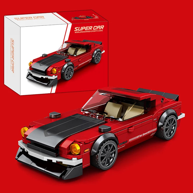 JDM Sportauto Bouwset – Klassieke Japanse Racewagen van Bouwblokken (310