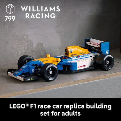 Williams FW14B F1 Racewagen Bouwset – Klassiek Schaalmodel van Bouwblokken
