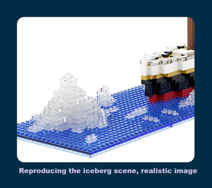 Titanic Bouwset – Groot Schaalmodel Stoomschip van Bouwblokken