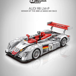 Audi R8 Racewagen Bouwset – Schaalmodel Sportauto van Bouwblokken