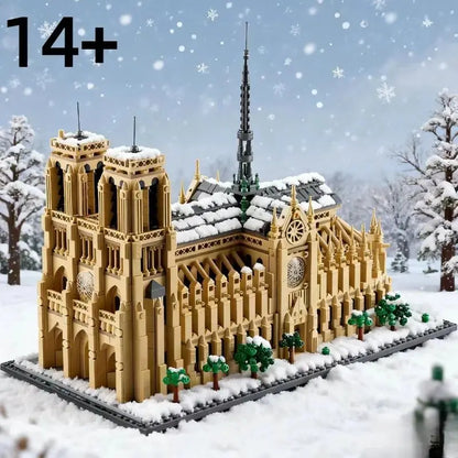 Notre-Dame Parijs Bouwset – Architectuur Schaalmodel Kathedraal van Bouwblokken (4383 stuks)