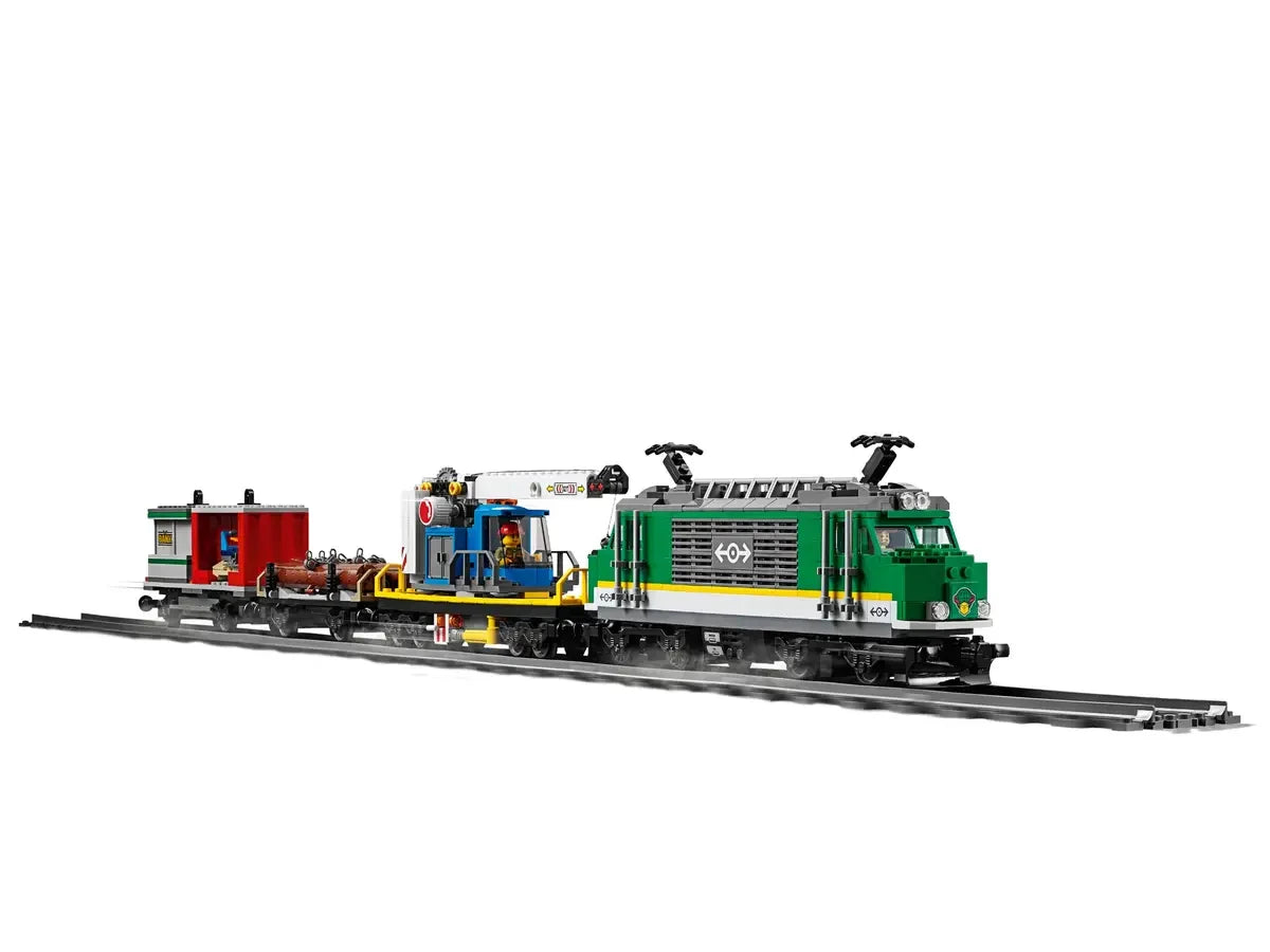 Vrachttrein Bouwset met Afstandsbediening – Trein met Rails van Bouwblokken (1226 stuks)