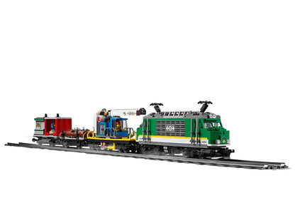 Vrachttrein Bouwset met Afstandsbediening – Trein met Rails van Bouwblokken (1226 stuks)