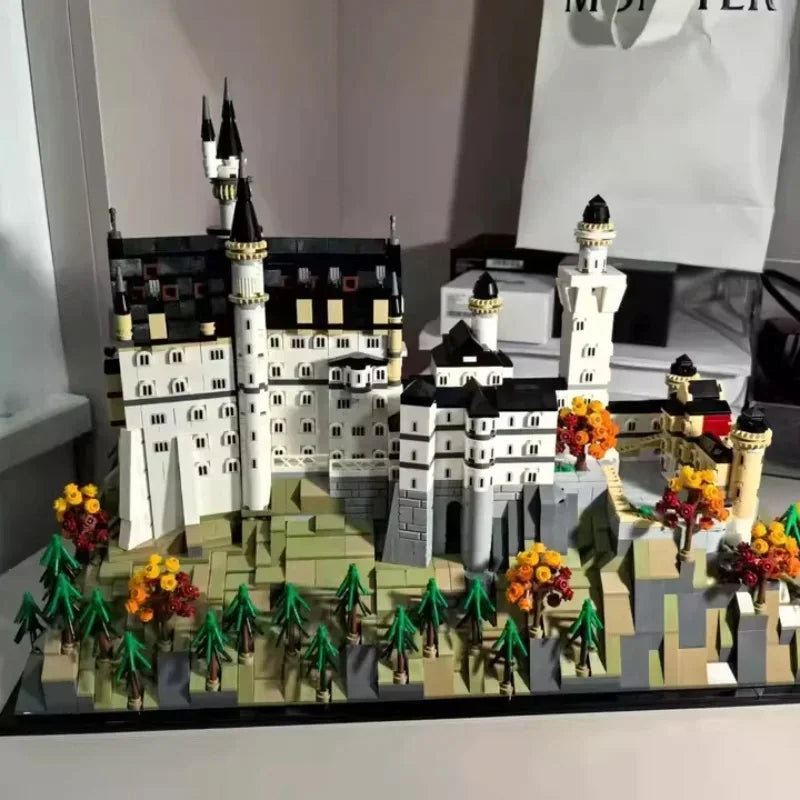 Slot Neuschwanstein Bouwset – Architectuur Schaalmodel van Bouwblokken