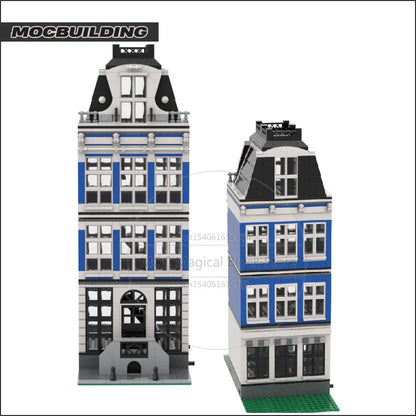 Amsterdamse Grachtenpanden Bouwset – Architectuur Schaalmodel van Bouwblokken
