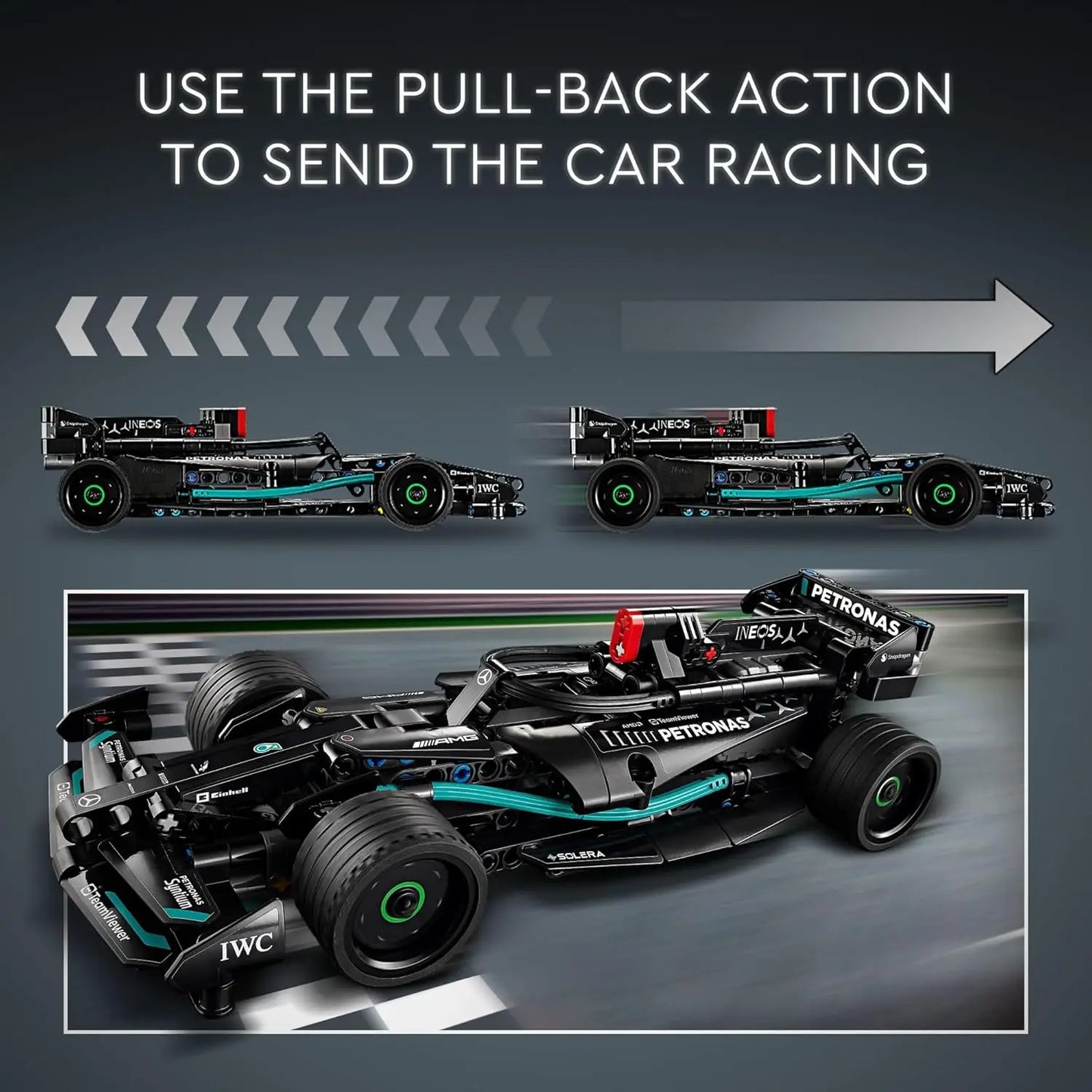 Mercedes-AMG F1 W14 Racewagen Bouwset – Schaalmodel van Bouwblokken