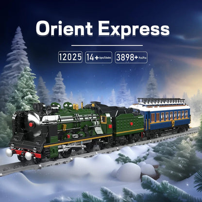 Orient Express Stoomlocomotief Bouwset – Schaalmodel Trein van Bouwblokken