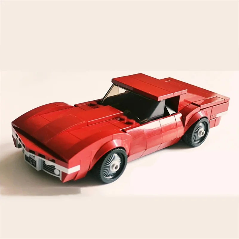 Chevrolet Corvette C8 Stingray Bouwset – Schaalmodel Sportauto van Bouwblokken