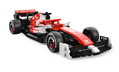 Alfa Romeo C42 F1 Racewagen Bouwset – Schaalmodel 1:24 van Bouwblokken