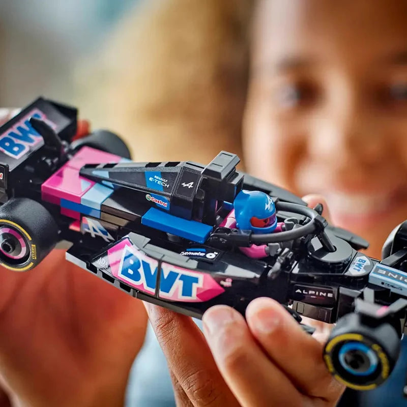 Alpine F1 Racewagen Bouwset – Schaalmodel met Coureur Minifiguur
