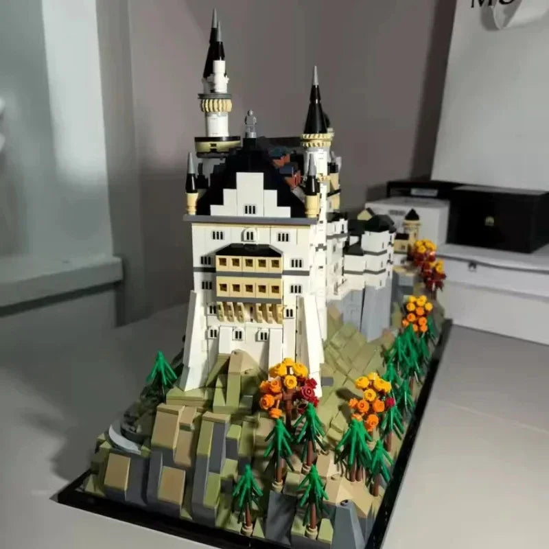 Slot Neuschwanstein Bouwset – Architectuur Schaalmodel van Bouwblokken