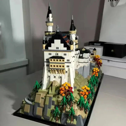 Slot Neuschwanstein Bouwset – Architectuur Schaalmodel van Bouwblokken
