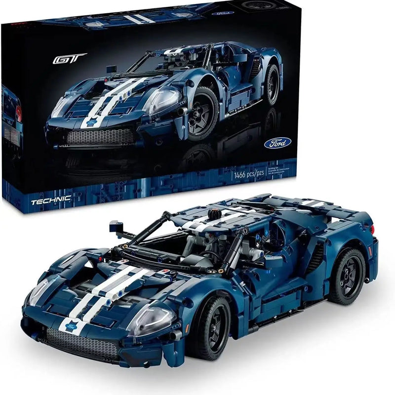 Ford GT 2022 Bouwset – Schaalmodel Sportauto van Bouwblokken