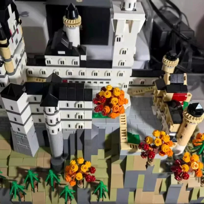 Slot Neuschwanstein Bouwset – Architectuur Schaalmodel van Bouwblokken
