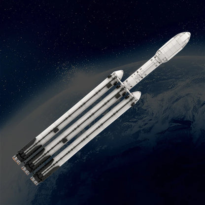 Falcon Heavy Raket Bouwset – Ruimtevaart Schaalmodel van Bouwblokken