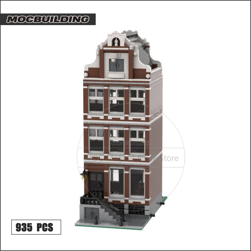 Amsterdamse Grachtenpanden Bouwset – Architectuur Schaalmodel van Bouwblokken