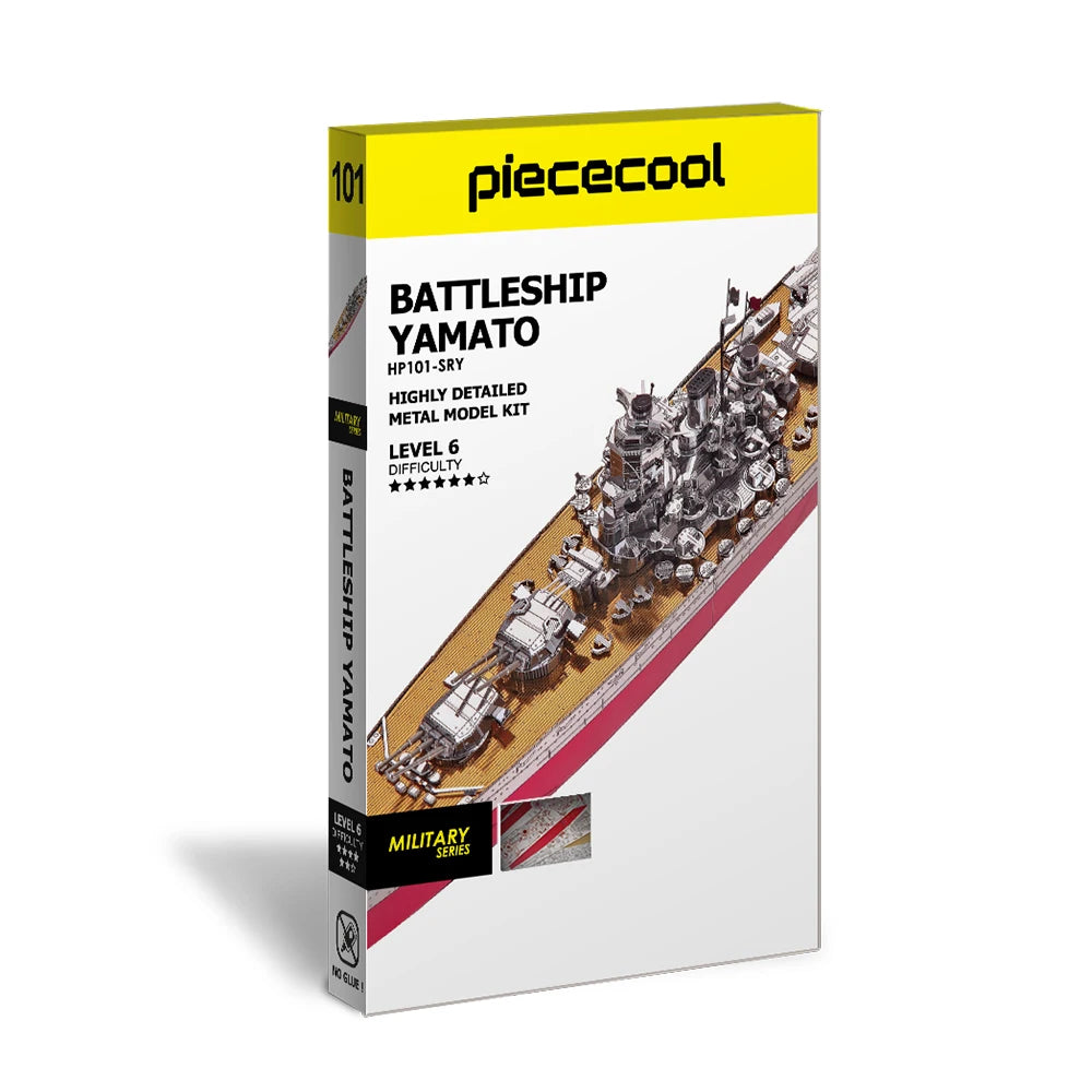 Slagschip Yamato 3D Metalen Modelbouwpakket – Militair Schaalmodel
