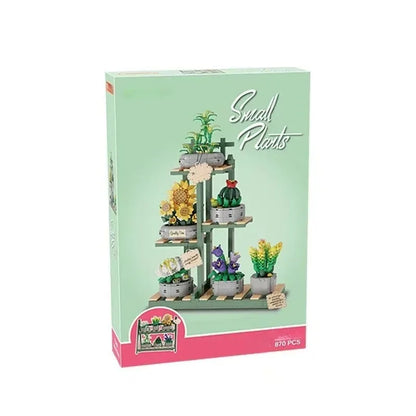 Bloemenboeket Bouwset – Kunstbloemen voor Decoratie van Bouwblokken