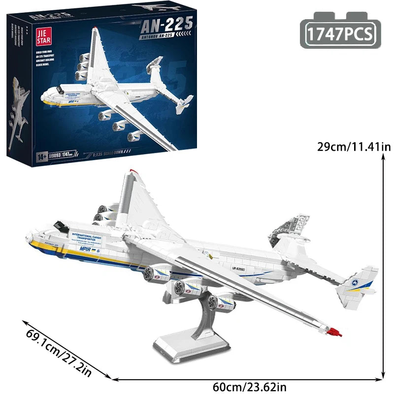 Boeing 787 Vliegtuig Bouwset – Passagiersvliegtuig Schaalmodel van Bouwblokken
