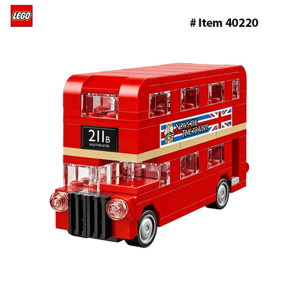 Londen Dubbeldekker Bus Bouwset – Schaalmodel van Bouwblokken (118 stuks)