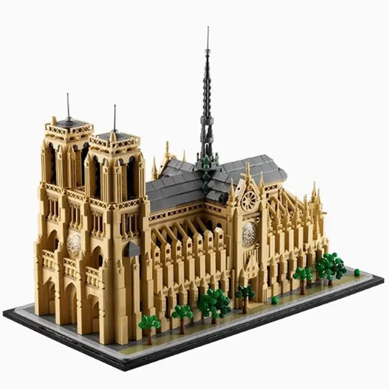 Notre-Dame Parijs Bouwset – Architectuur Schaalmodel Kathedraal van Bouwblokken (4383 stuks)