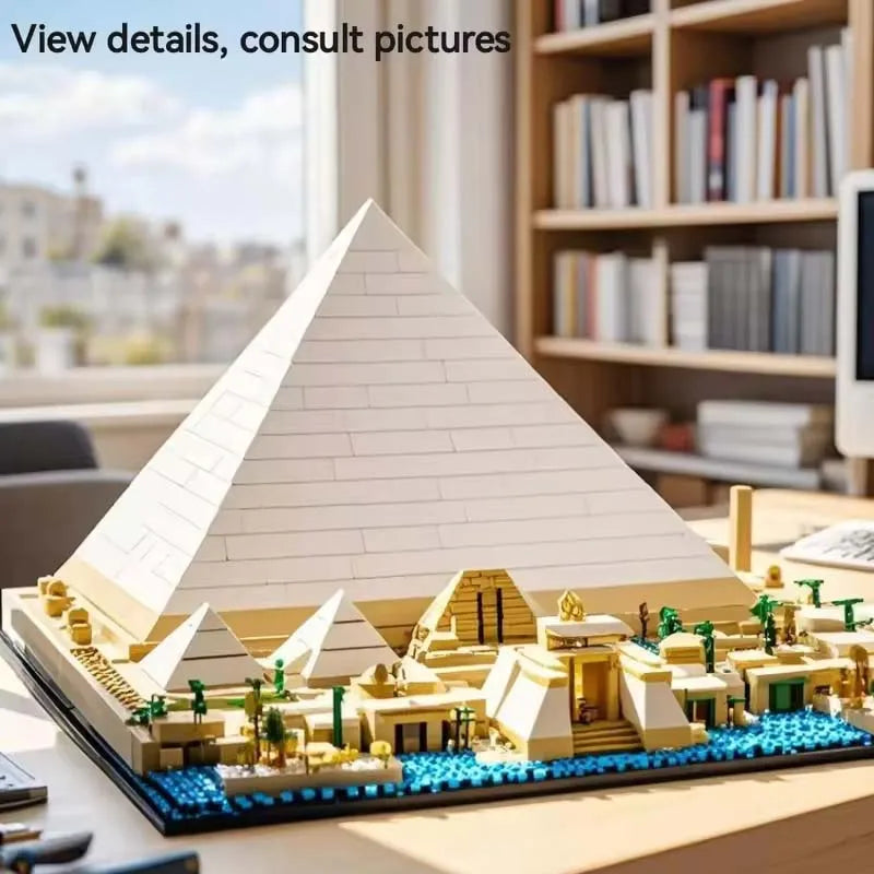 Piramide van Gizeh Bouwset – Architectuur Schaalmodel van Bouwblokken (476 stuks)
