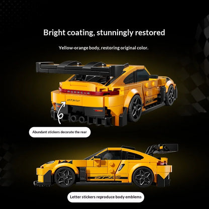 Porsche 911 GT3 RS Bouwset – Schaalmodel Sportauto van Bouwblokken
