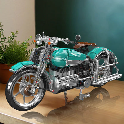 American Cruiser Motor Bouwset – Schaalmodel Motorfiets van Bouwblokken