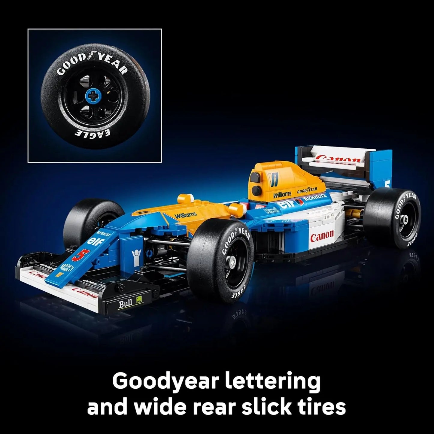Williams FW14B F1 Racewagen Bouwset – Klassiek Schaalmodel van Bouwblokken