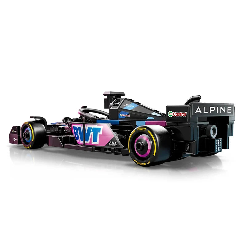 Alpine F1 Racewagen Bouwset – Schaalmodel met Coureur Minifiguur