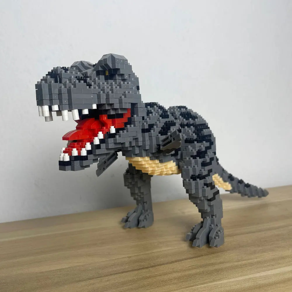 Mini T-Rex Fossiel – Dinosaurus Skelet Display van Bouwblokken
