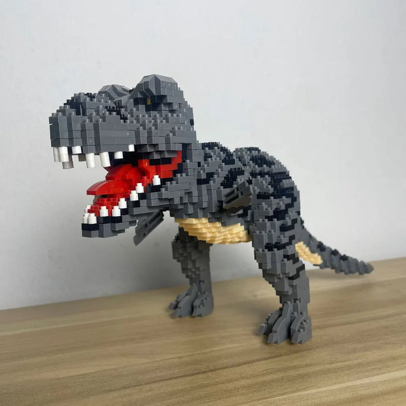 Mini T-Rex Fossiel – Dinosaurus Skelet Display van Bouwblokken