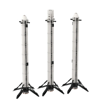 Falcon Heavy Raket Bouwset – Ruimtevaart Schaalmodel van Bouwblokken