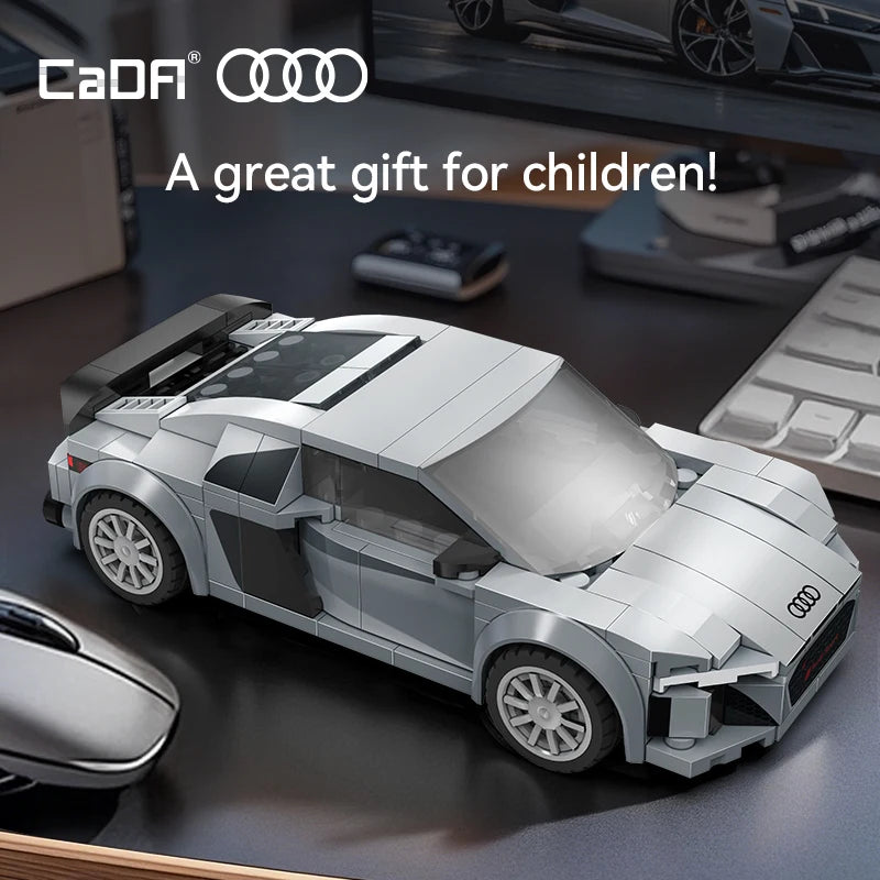 Audi R8 Bouwset – Schaalmodel 1:24 Sportauto van Bouwblokken