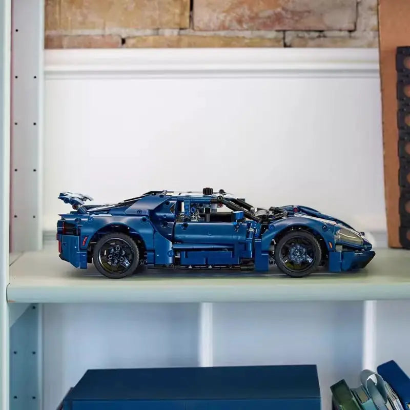 Ford GT 2022 Bouwset – Schaalmodel Sportauto van Bouwblokken