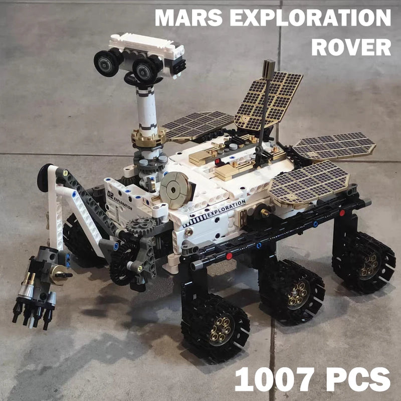 Mars Rover Bouwset met App-Besturing – Programmeerbaar Ruimtevaart Schaalmodel van Bouwblokken