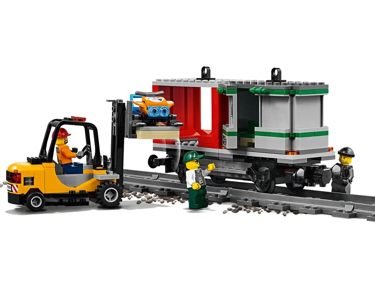 Vrachttrein Bouwset met Afstandsbediening – Trein met Rails van Bouwblokken (1226 stuks)