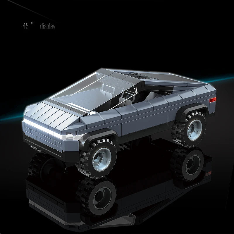 Cybertruck Bouwset – Futuristische Pick-up Schaalmodel van Bouwblokken