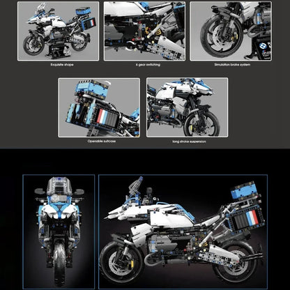 BMW R 1250 GS Motor Bouwset – Schaalmodel 1:5 Motorfiets van Bouwblokken